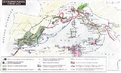 La II Guerra Punica (218 - 202 a.C.)