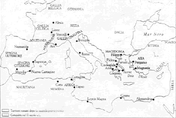 Roma, dopo aver consolidato il suo dominio nel Mediterraneo occidentale