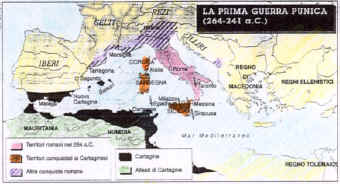 La Prima Guerra Punica (264 - 241 a.C.)